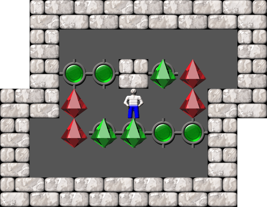 Sokoban Mass Remodel level 1045